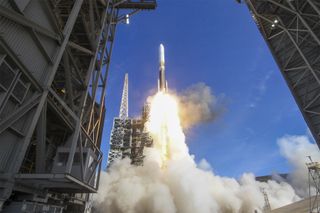 On Jan. 12, 2017, the U.S. spy satellite NROL-47 launched into space atop a United Launch Alliance Delta IV rocket from Vandenberg Air Force Base in California. See photos from the stunning launch here.
