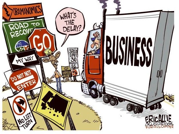 Obama&amp;#039;s business roadblock