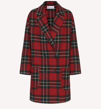 Tartan coat, $510 | Red Valentino