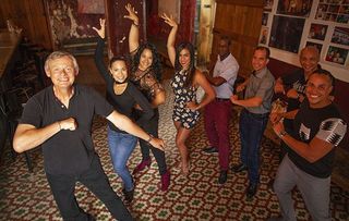 Martin joins a salsa class in Martin Clunes: Islands of America