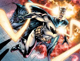 Batman gets Omega Beamed in Final Crisis #6