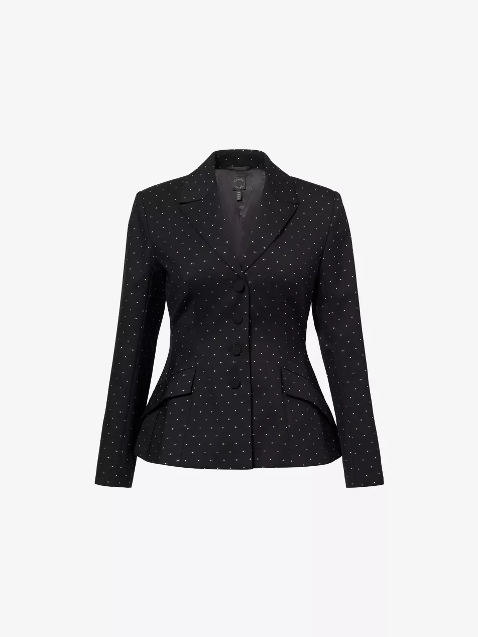 Gill Cinched-Waist Wool-Blend Jacket - 8