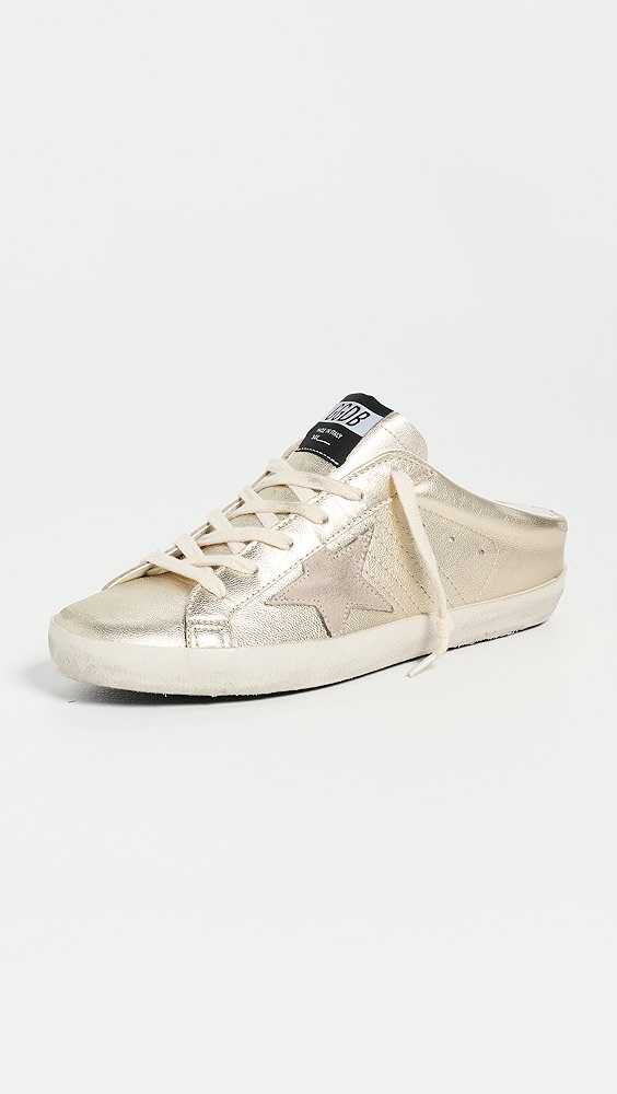 Golden Goose Super-Star Sabot Laminated Sneakers