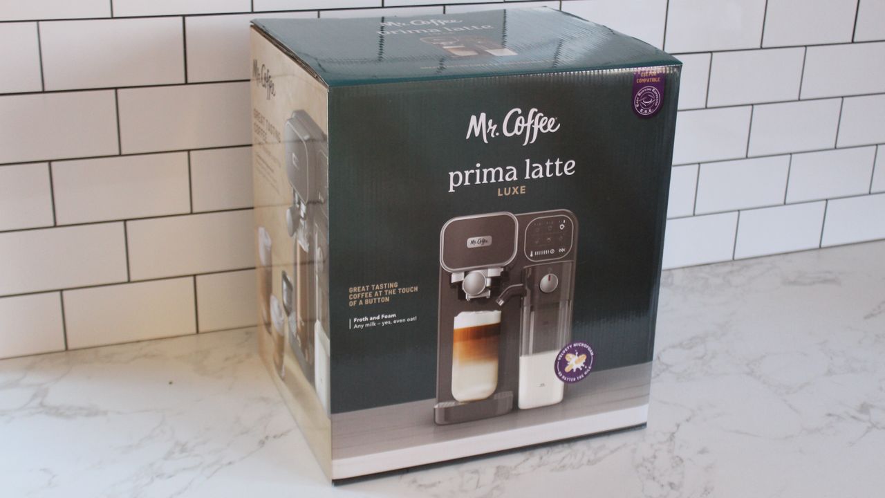 unboxing the mr coffee prima luxe