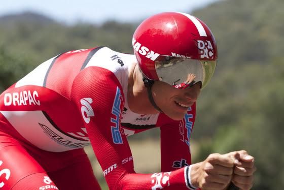 Will Clarke during a TT training ride in Bright