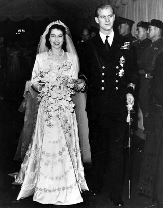 The Queen Prince Philip wedding day