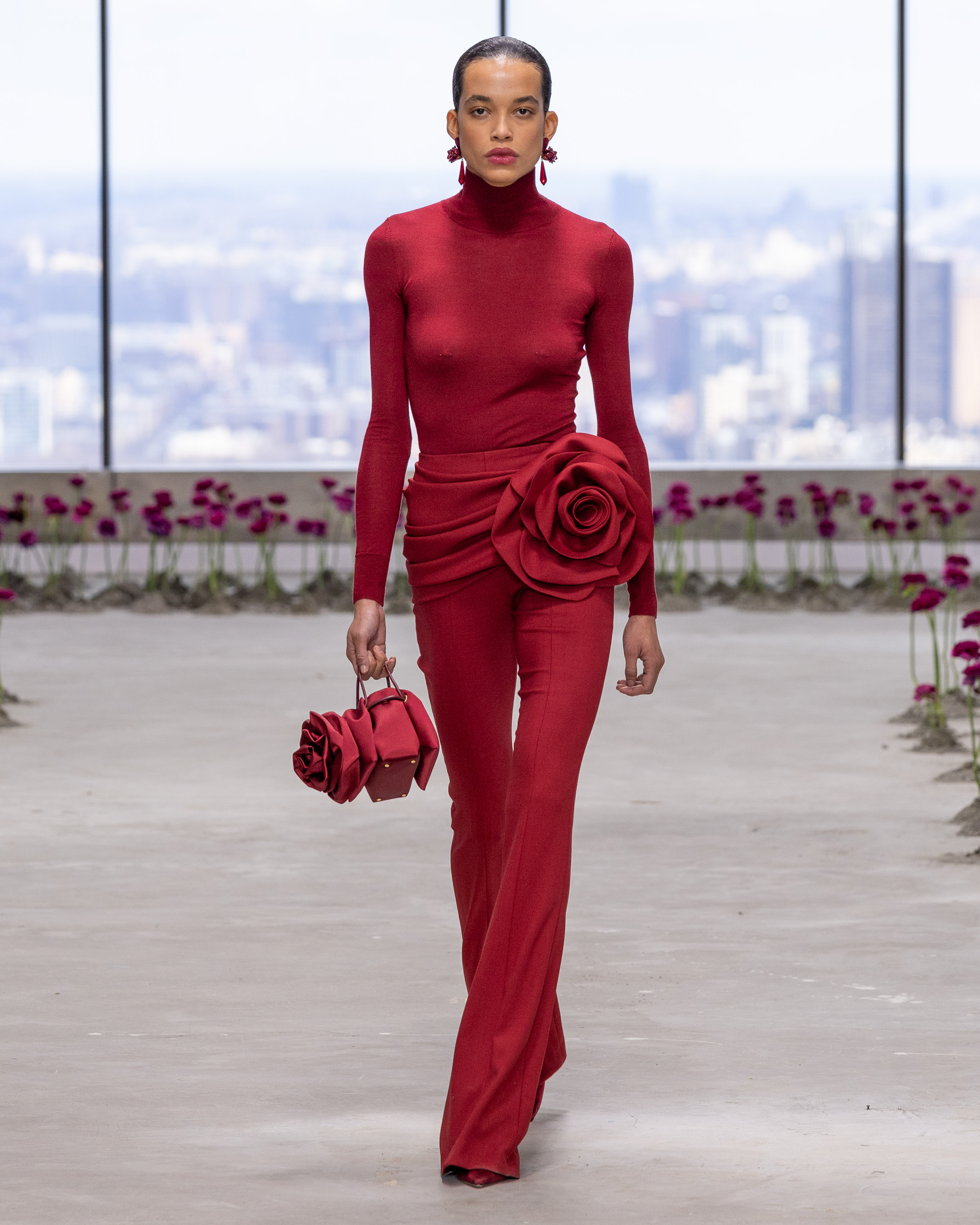 runway image from the Carolina Herrera F/W 25 collection