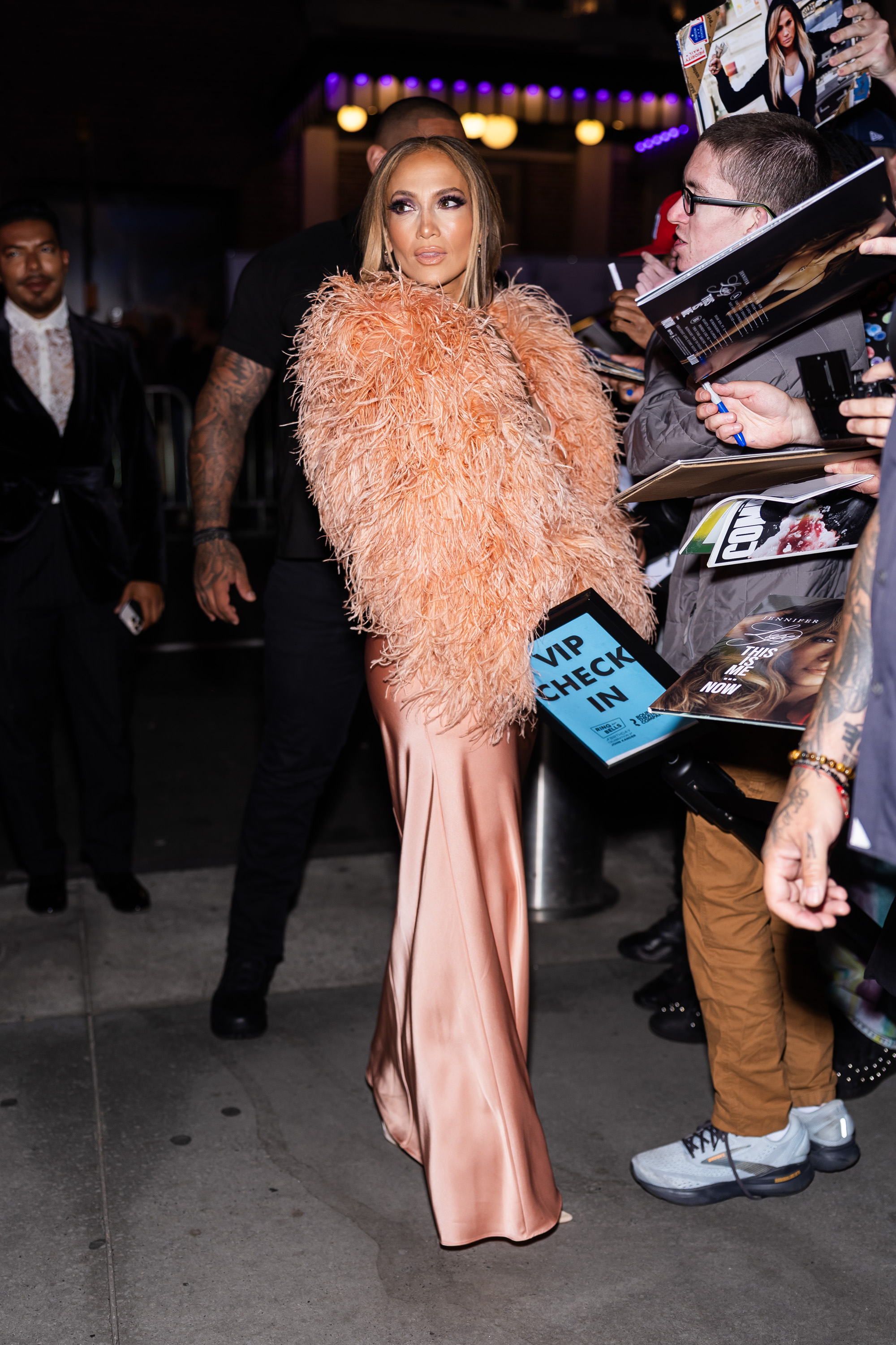 Jennifer Lopez attends Ring Them Bells: A Birthday Celebration for John Kander at the Stephen Sondheim Theatre on May 19, 2025 in New York City.