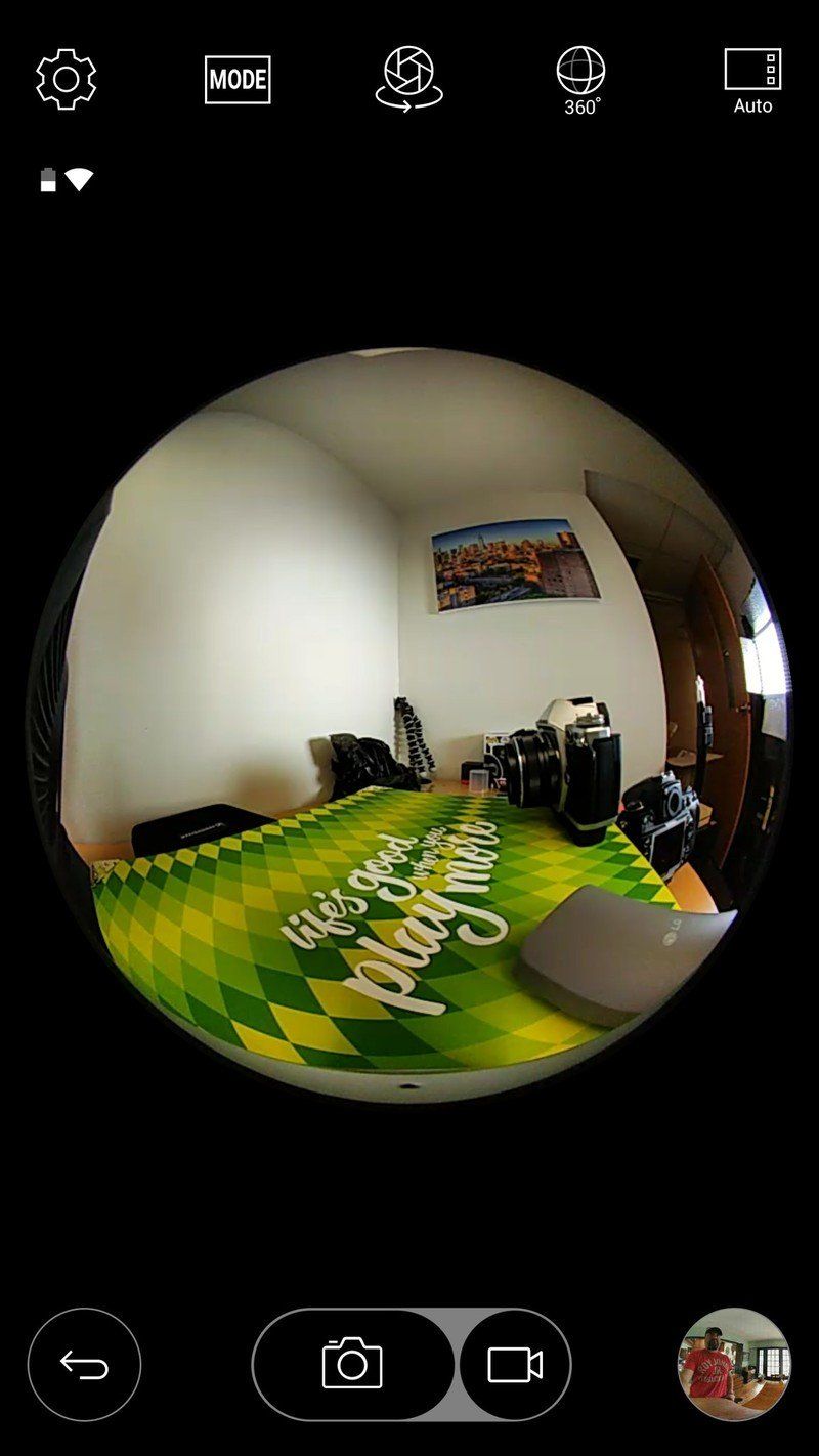 LG CAM 360 on Android