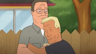 Hank and Boomhauer in King of the Hill