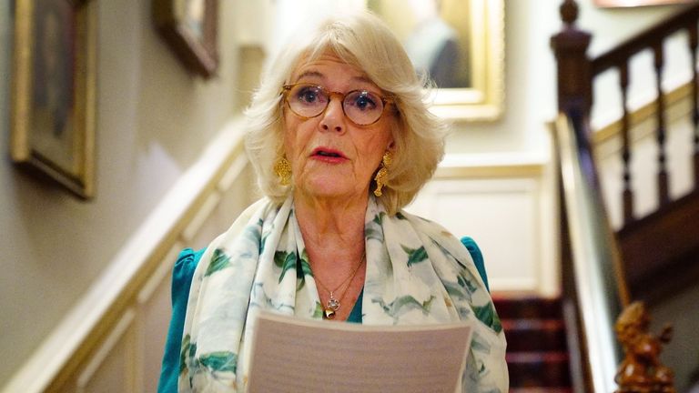 Duchess Camilla ‘marks rather than celebrates’ a powerful milestone with a speech during a reception at Clarence House