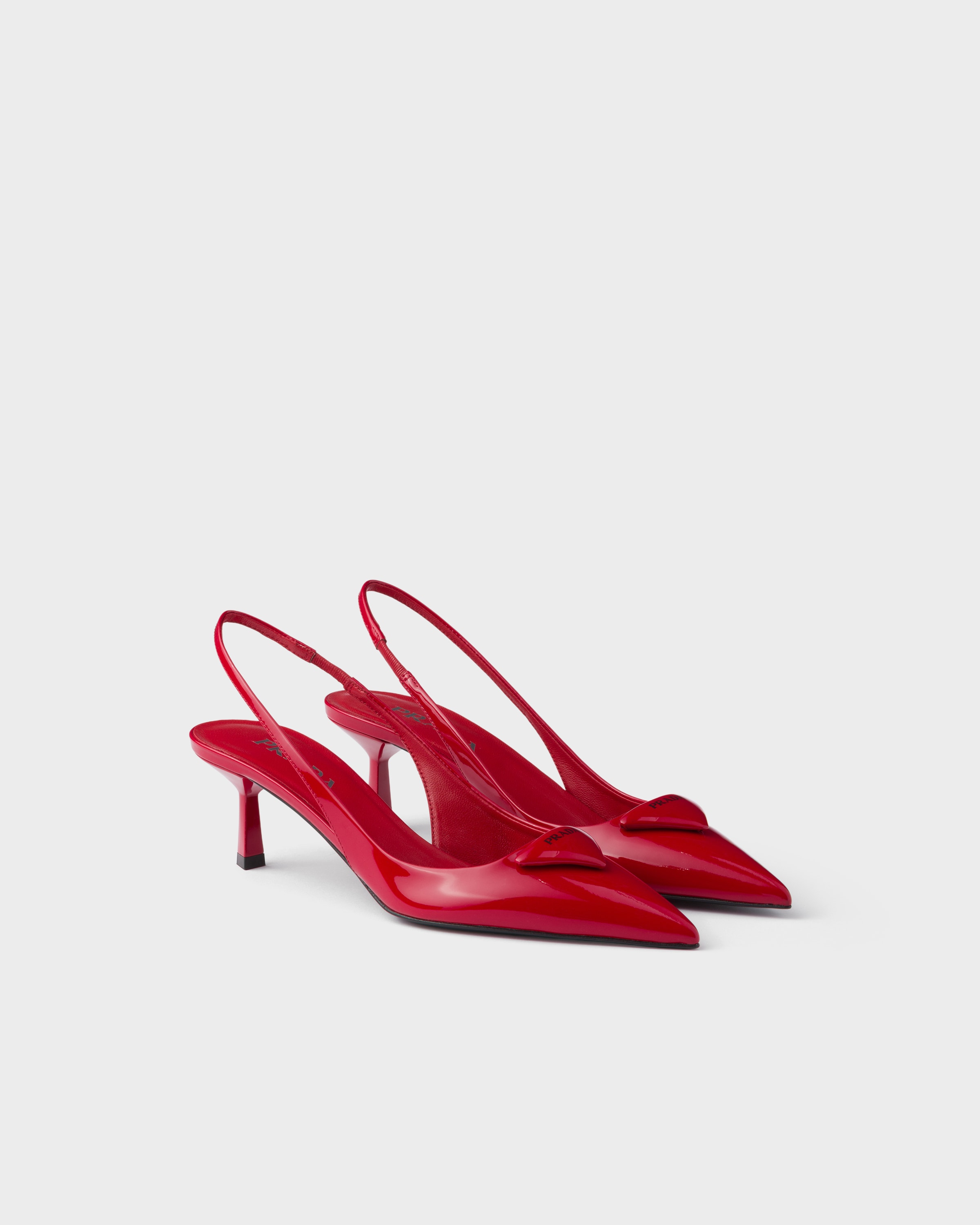 Patent Leather Slingback Pumps