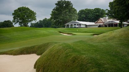 The 13th hole at Oak Hill Country Club