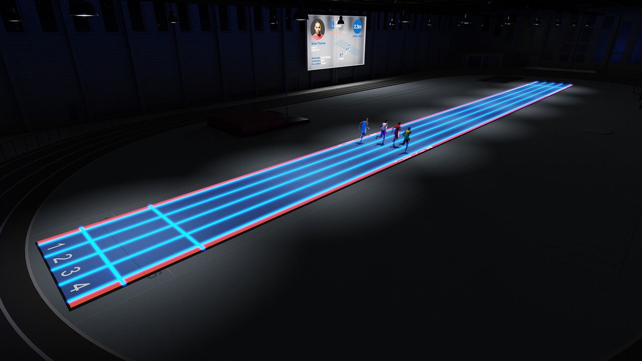 Feldspar performance running track