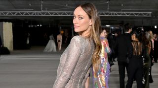 Olivia Wilde in See-through dress at Academy event 2022.