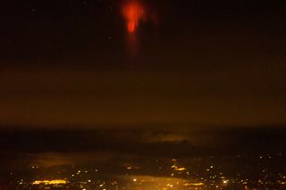 A red sprite with a classic jellyfish shape