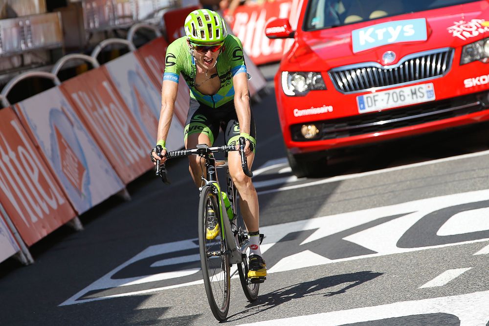 Dan Martin swung for the fences on Wednesday but finished second.