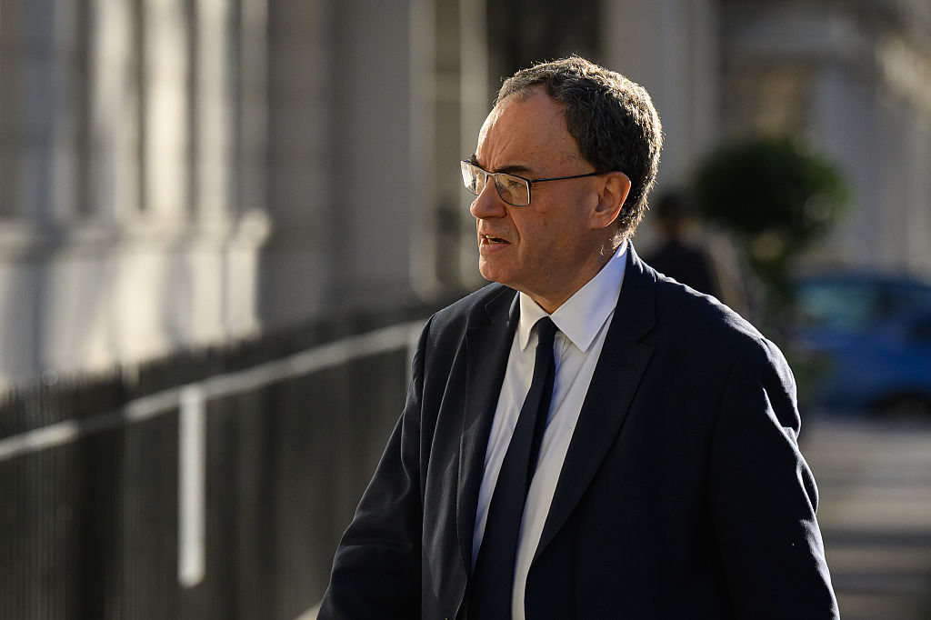 Governor of the Bank of England Andrew Bailey arrives ahead of his appearance at the Covid Inquiry at Dorland House on December 11, 2025 in London, England