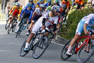 Fernando Gaviria (Colombia) in the bunch