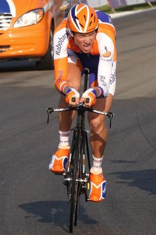 Lars Boom (Rabobank) was a huge home crowd favourite.