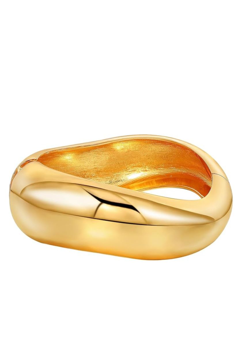 Milakoo, wide-line short cuff bracelet 