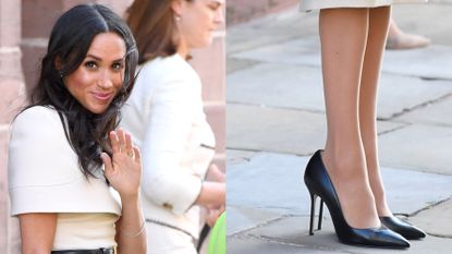 Meghan markle shoes big on sale