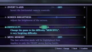 Shin Megami Tensei Nocturne Difficulty