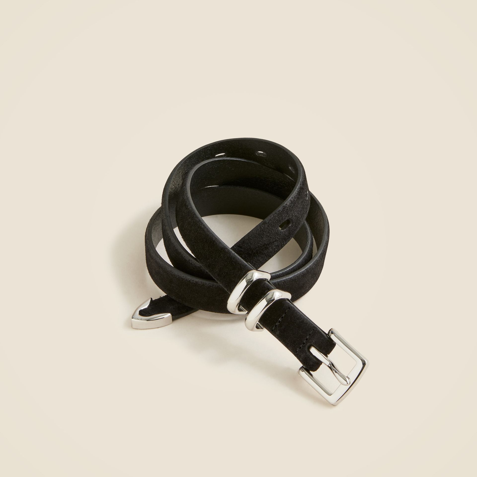 Thin Suede Belt