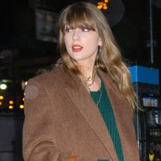 Taylor Swift's Life of a Showgirl song "Opalite" became her 14th Top 100 #1 hit, so she shared videos of her in the studio wearing a pistachio green sweater