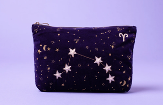 Purple constellation travel bag