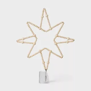 Wood Bead Christmas Tree Topper - Threshold™ Designed With Studio Mcgee