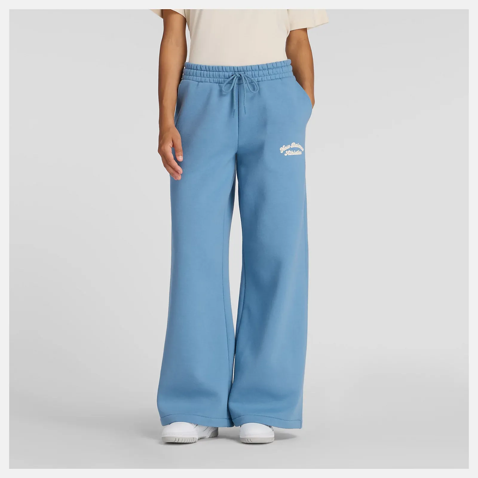 Linear Heritage Fleece Wide Leg Pant