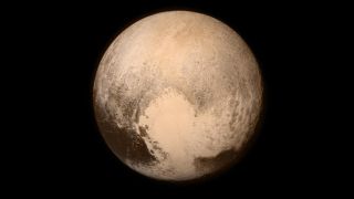 A color image of Pluto 