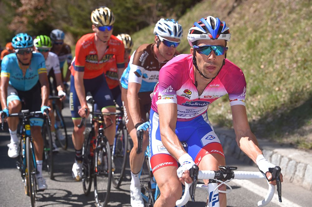 Thibaut Pinot (Groupama-FDJ) overall leader at Tour of the Alps during stage 4