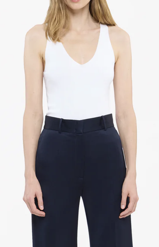 Another Tomorrow, Deep V Tank Knit