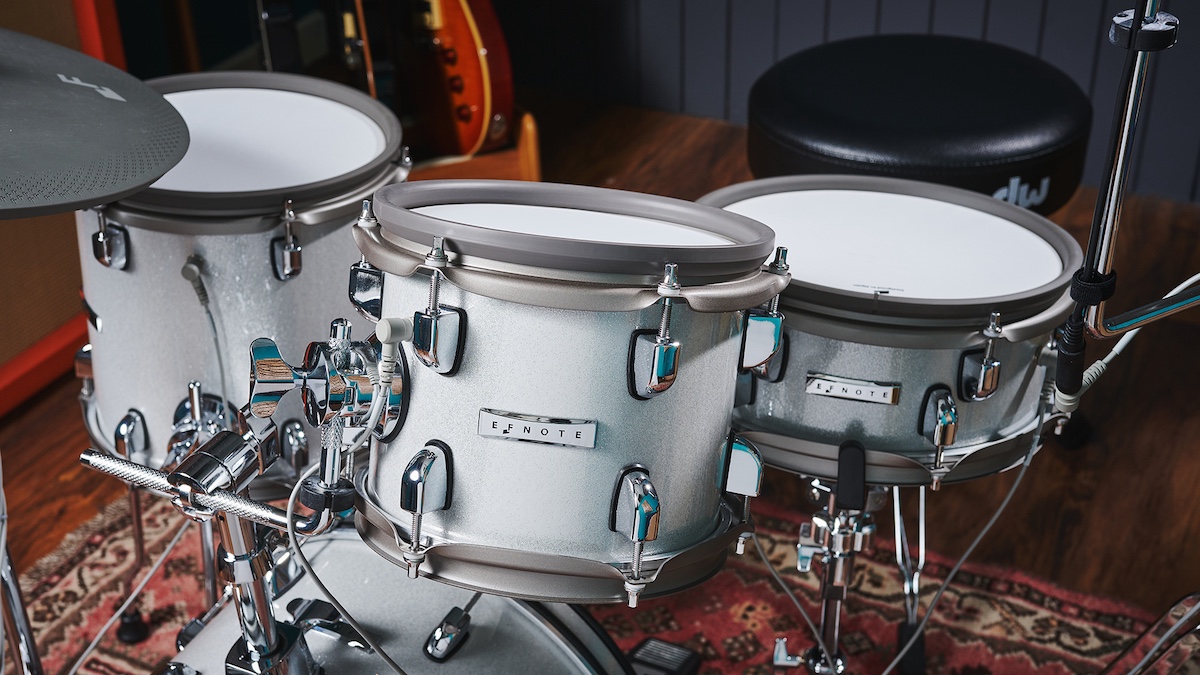 Close-up of EFnote Mini rack tom