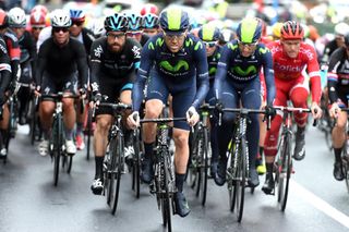 Alex Dowsett chases in the 2015 Milan-San Remo