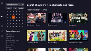 Sling TV new app - search