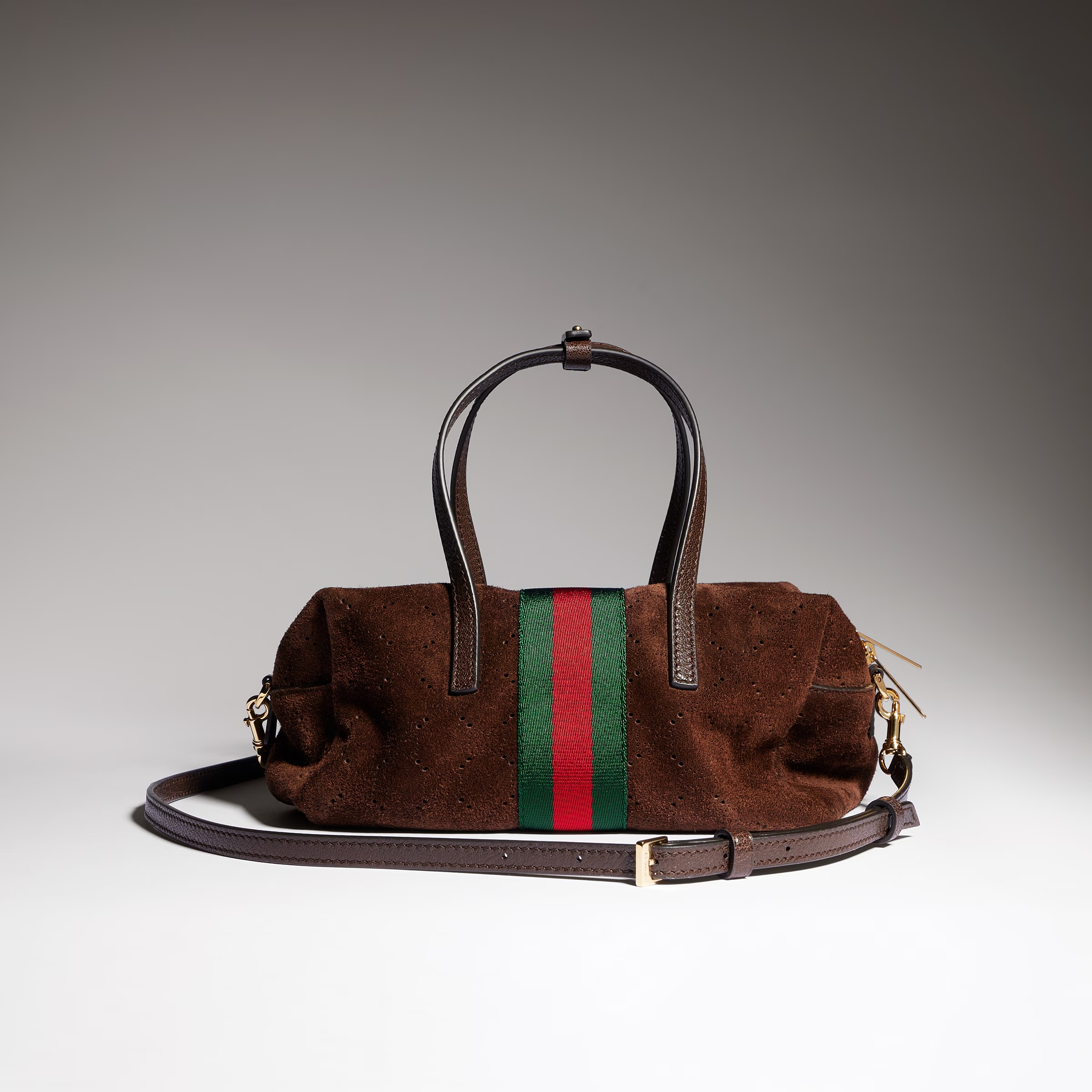Gucci, Small Boston bag with Web