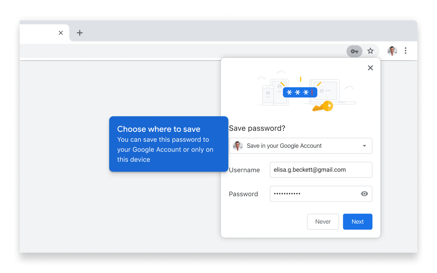 Google Password manager