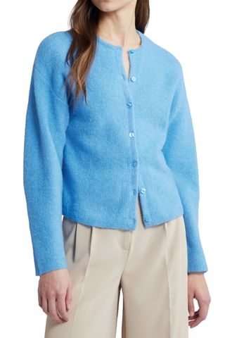 Alpaca & Wool Blend Cardigan