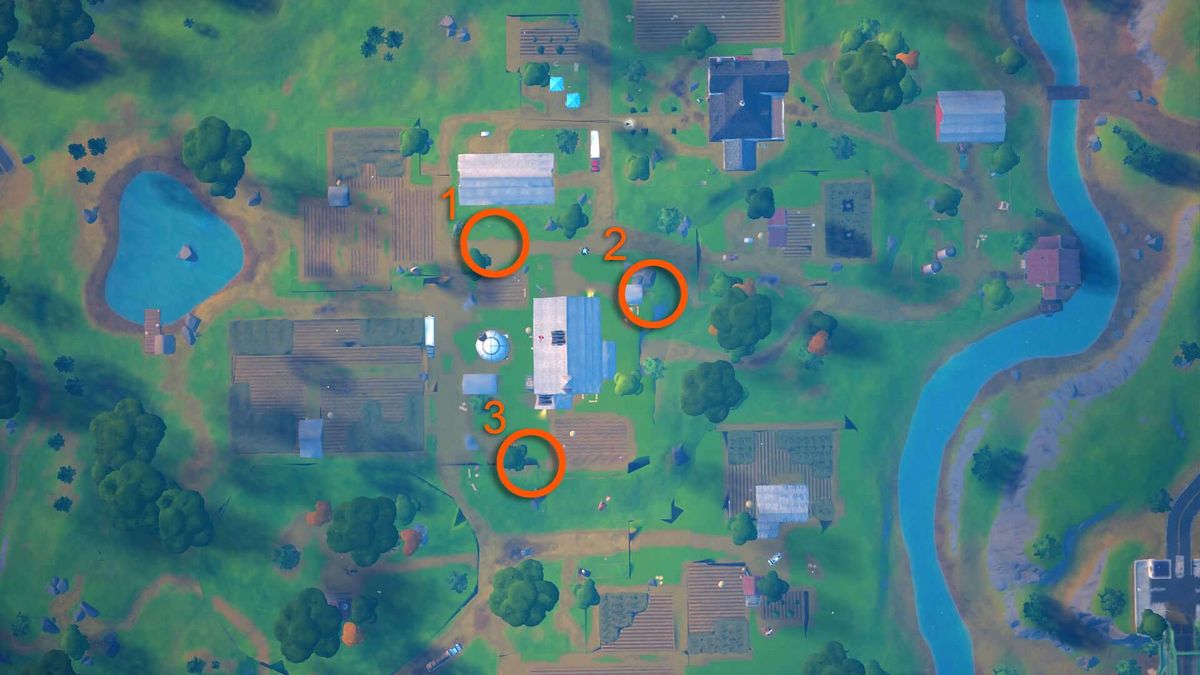 Where to deploy Fortnite pallets with Cat Food around the IO base