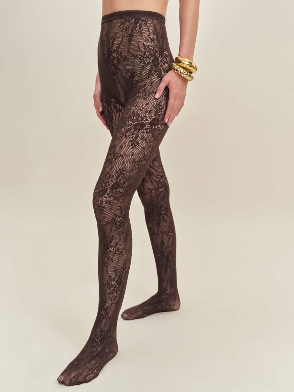 Swedish Stockings Rosa Lace Tights