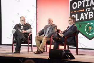 l to r: NCTC board chairman and GCI VP of Content Bob Ormberg, Cable One SVP Technology Services Ken Johnson, North State Communications EVP and Chief Marketing Officer Scott Watts 