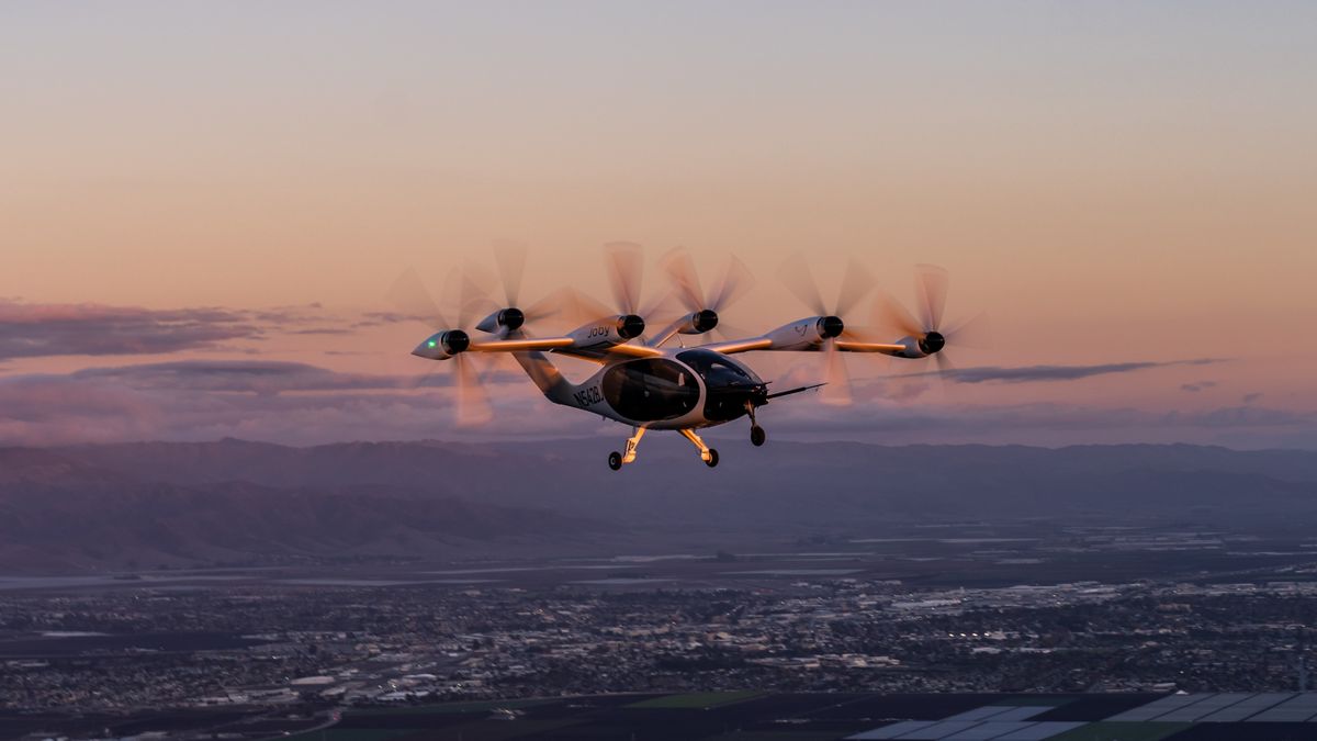 Joby Aviation's Record-Breaking Hydrogen-Electric Air Taxi Flight