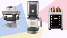 Three of our favourite Amazon Prime Day buys: the Ninja Crispi Pro Air Fryer, the Ninja Creami Ice Cream Machine, and Cuisinart Toaster