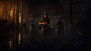 Hunt: Showdown walpaper showing multiple legendary hunters from the game