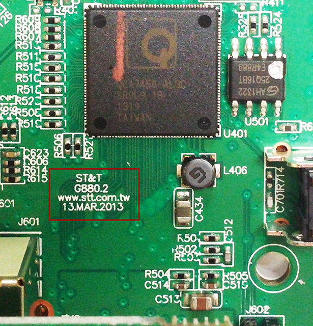 Figure 52 - ZyXEL PLA5215 PCB manufacturer
