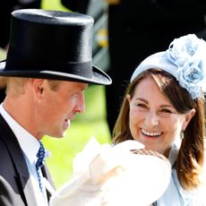 Carole Middleton and Prince William at Royal Ascot 2024