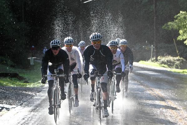 Road spray is never fun